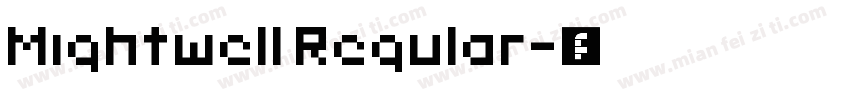 Mightwell Regular字体转换
